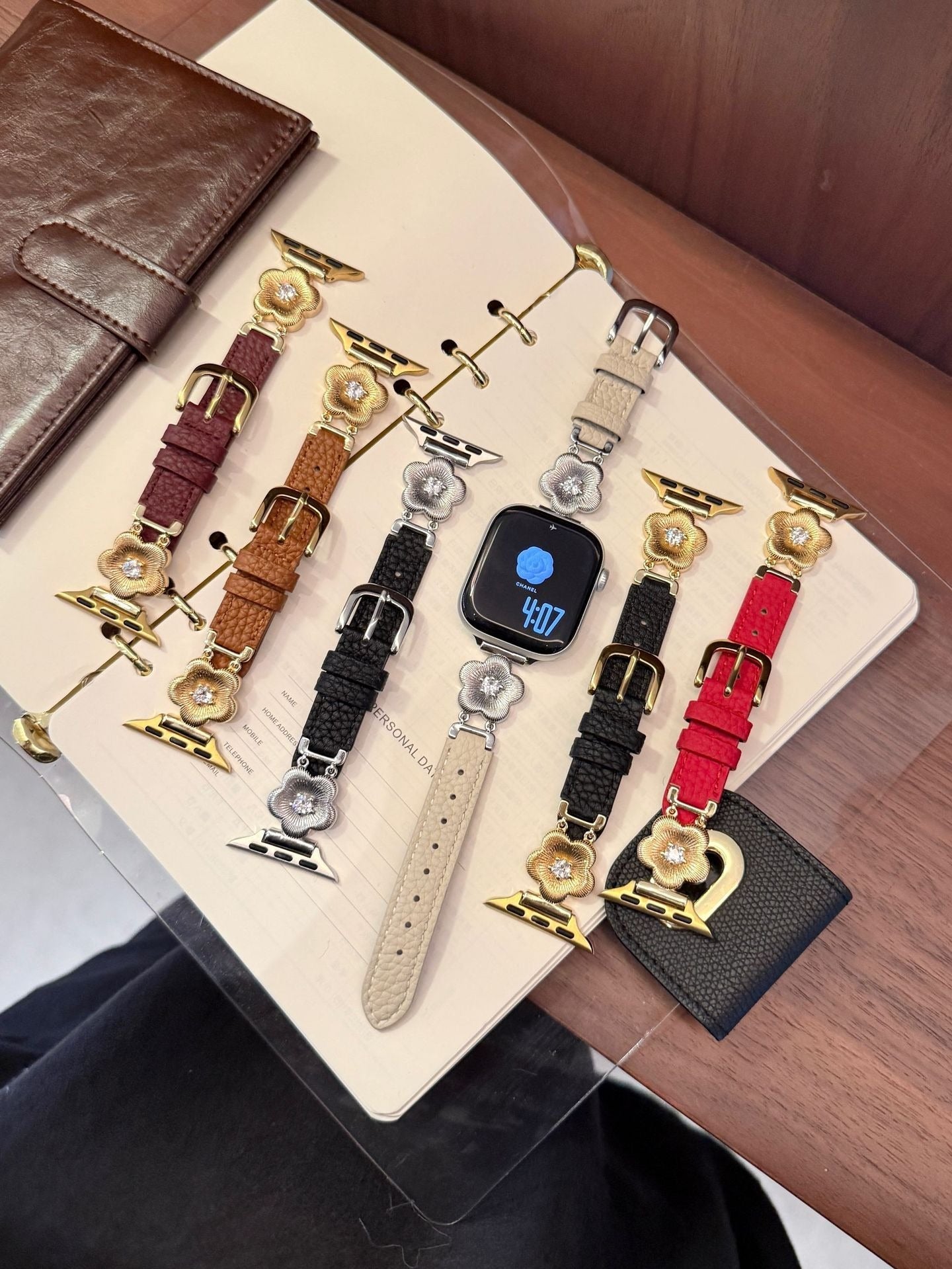 Blossom Leather Watch Strap