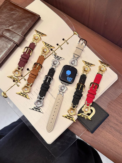 Blossom Leather Watch Strap
