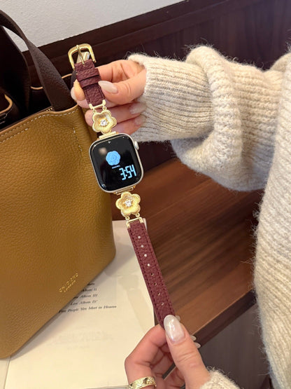 Blossom Leather Watch Strap