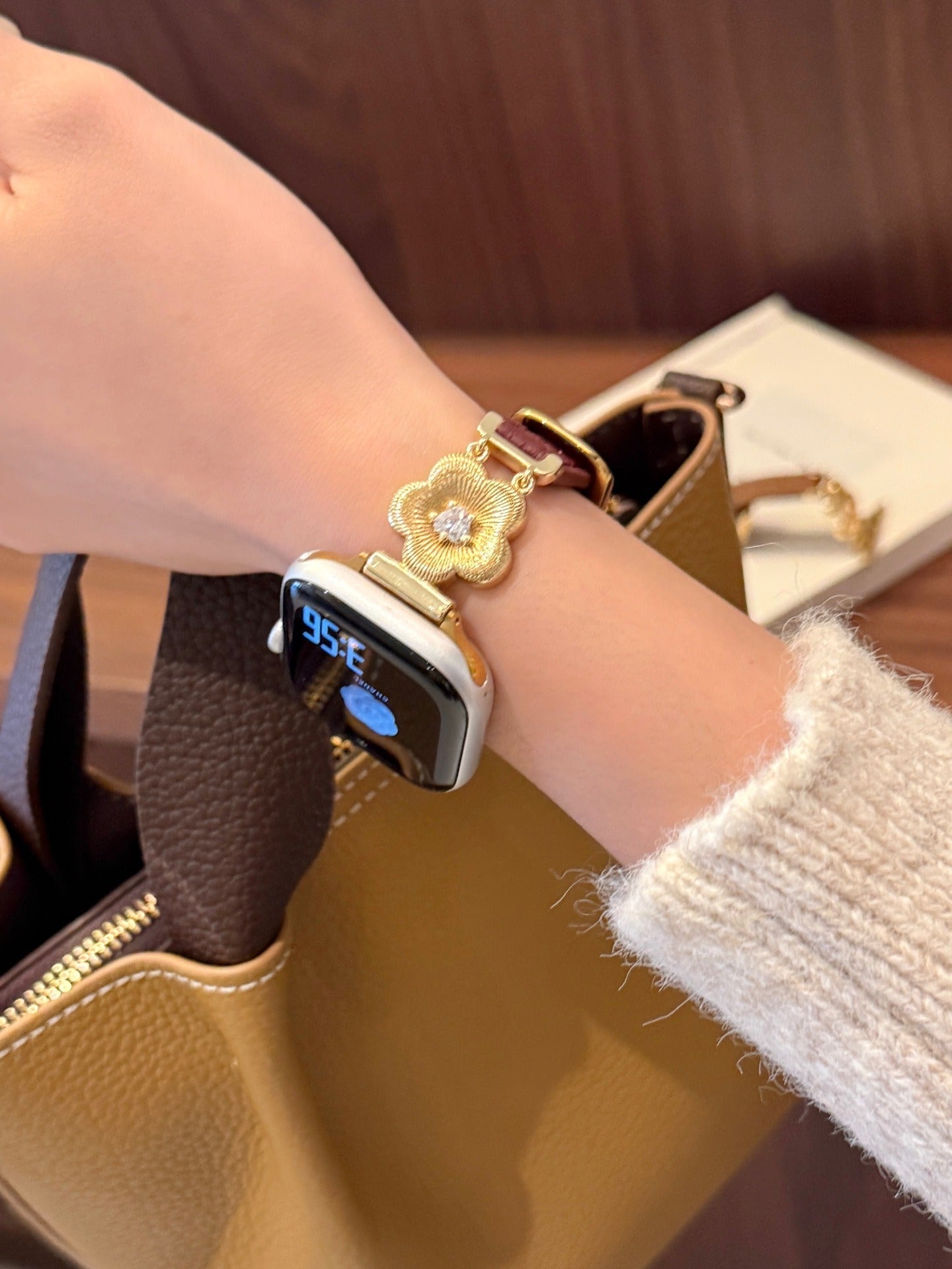 Blossom Leather Watch Strap