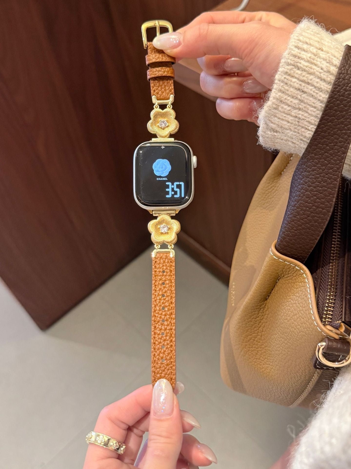 Blossom Leather Watch Strap