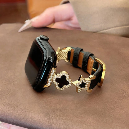 Luck Leather Strap For Apple Watch